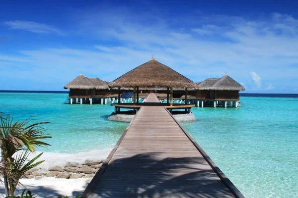 Carribbean beach hut